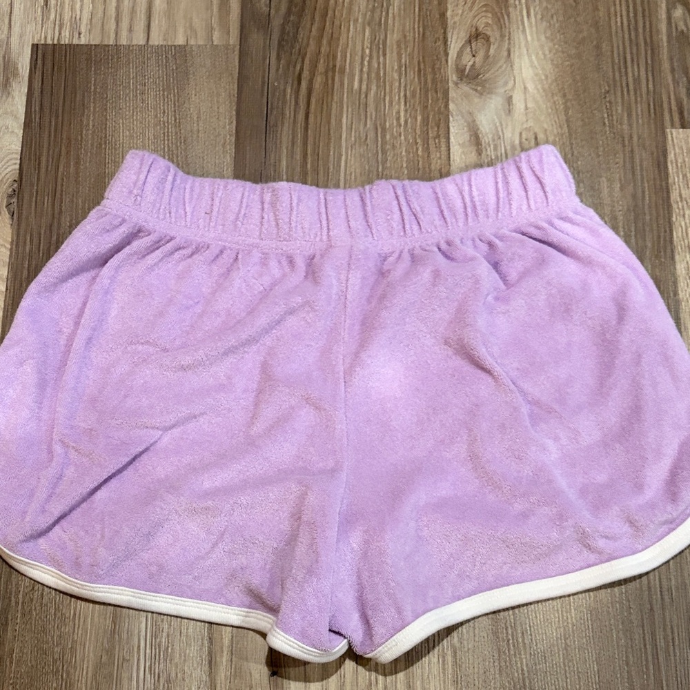 PINK Victoria's Secret Lavender Terry Shorts - Picture 2 of 4
